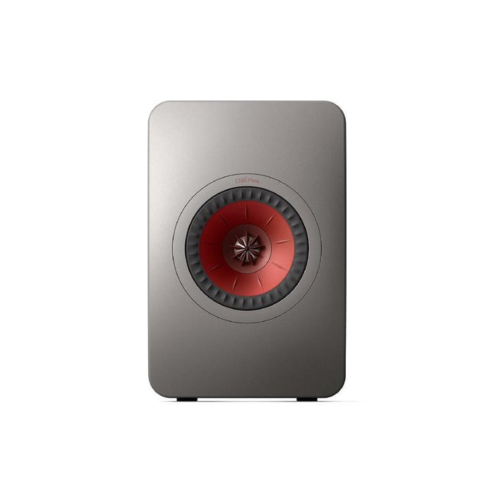 KEF LS50 META | Haut-parleurs HiFi Uni-Q 12e génération - Bass reflex 2 voies - Technologhie d'absorption Metamaterial - Gris Titane - Paire-SONXPLUS.com