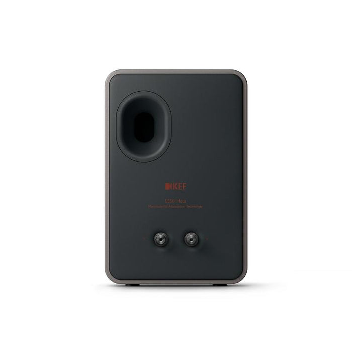 KEF LS50 META | Haut-parleurs HiFi Uni-Q 12e génération - Bass reflex 2 voies - Technologhie d'absorption Metamaterial - Gris Titane - Paire-SONXPLUS.com