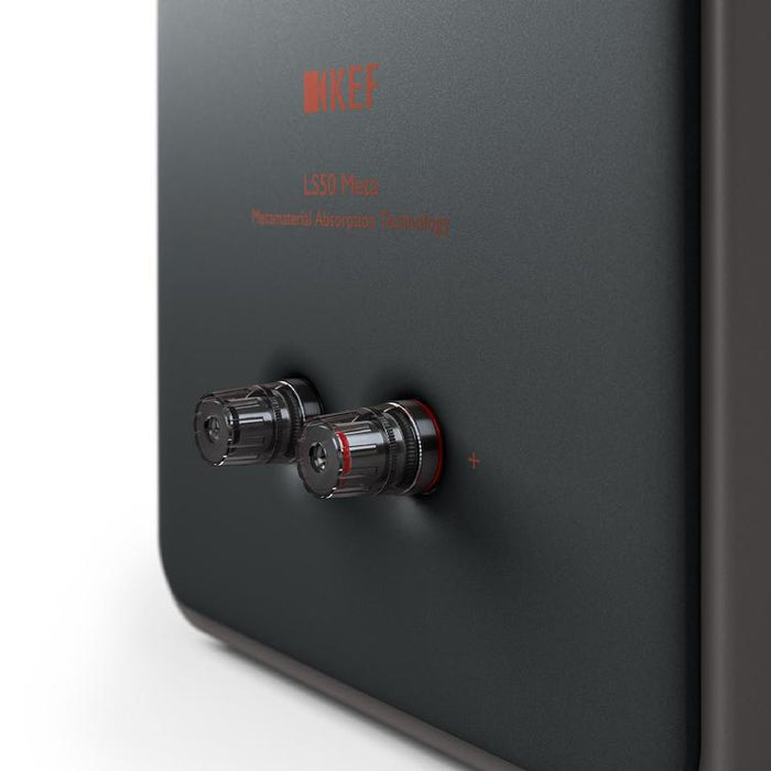 KEF LS50 META | Haut-parleurs HiFi Uni-Q 12e génération - Bass reflex 2 voies - Technologhie d'absorption Metamaterial - Gris Titane - Paire-SONXPLUS.com