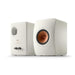 KEF LS50 META | Haut-parleurs HiFi Uni-Q 12e génération - Bass reflex 2 voies - Technologhie d'absorption Metamaterial - Blanc Minérale - Paire-SONXPLUS.com