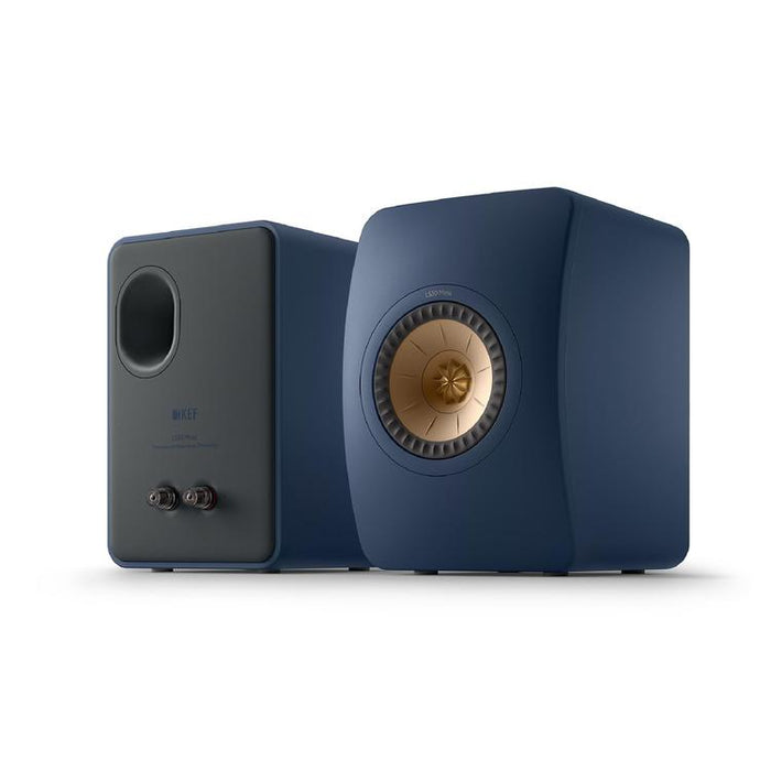 KEF LS50 META | Haut-parleurs HiFi Uni-Q 12e génération - Bass reflex 2 voies - Technologhie d'absorption Metamaterial - Bleu Royal - Paire-SONXPLUS.com