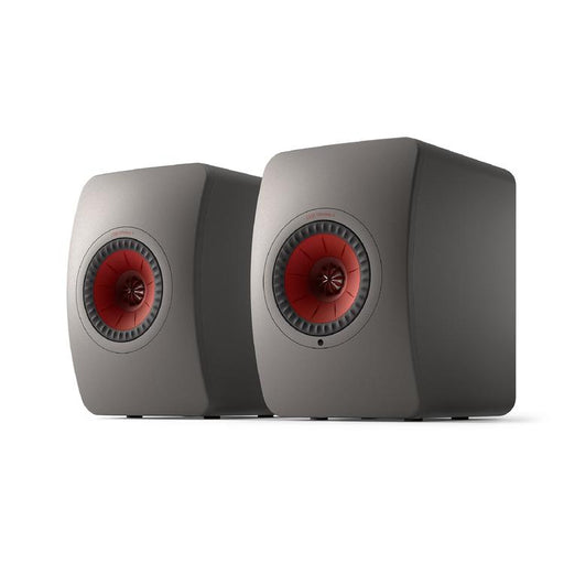KEF LS50 WIRELESS II | Haut-parleurs HiFi Sans fil - Absorption des métamatériaux - Gris Titane - Paire-SONXPLUS.com