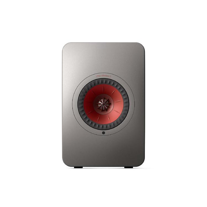 KEF LS50 WIRELESS II | Haut-parleurs HiFi Sans fil - Absorption des métamatériaux - Gris Titane - Paire-SONXPLUS.com