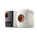KEF LS50 WIRELESS II | Haut-parleurs HiFi Sans fil - Absorption des métamatériaux - Blanc Minérale - Paire-SONXPLUS.com