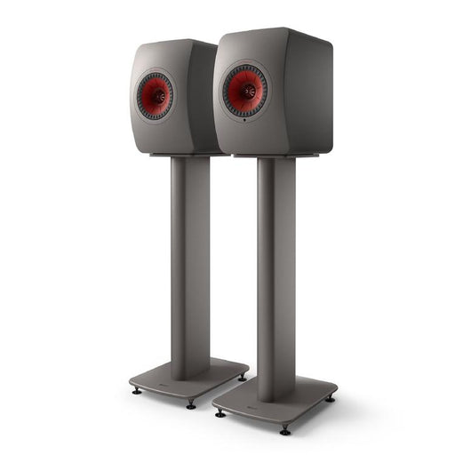 KEF S2 | Supports Haut-parleurs de plancher - Gris Titane - Paire-SONXPLUS.com