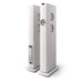 KEF LS60 WIRELESS | Haut-parleurs sur pieds HiFi sans fil - Tout-en-1 - Blanc Minérale - Paire-SONXPLUS.com