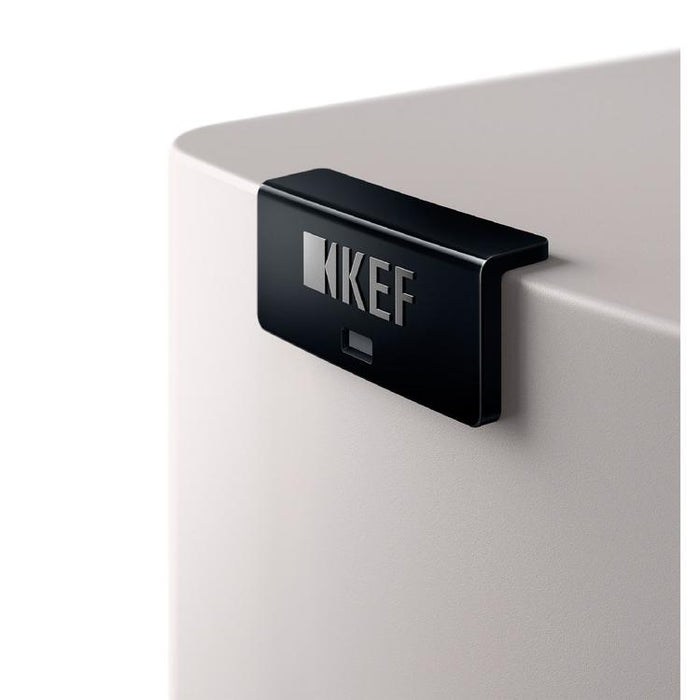 KEF LS60 WIRELESS | Haut-parleurs sur pieds HiFi sans fil - Tout-en-1 - Blanc Minérale - Paire-SONXPLUS.com