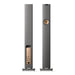 KEF LS60 WIRELESS | Haut-parleurs sur pieds HiFi sans fil - Tout-en-1 - Gris Titane - Paire-SONXPLUS.com