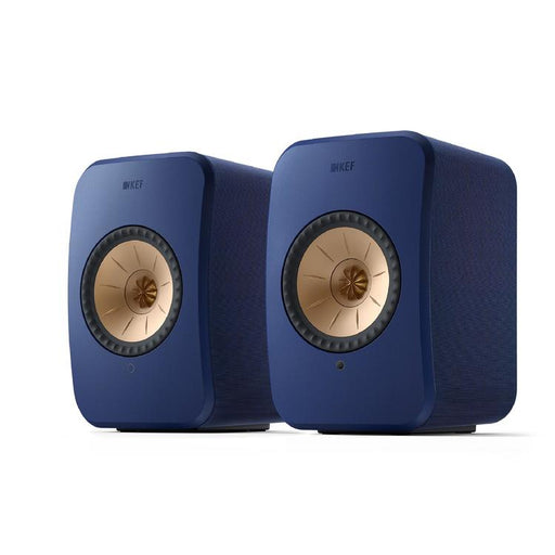 KEF LSX II | Haut-parleurs HiFi Sans fil - Compacte et versatile - Bleu Cobalt - Paire-SONXPLUS.com