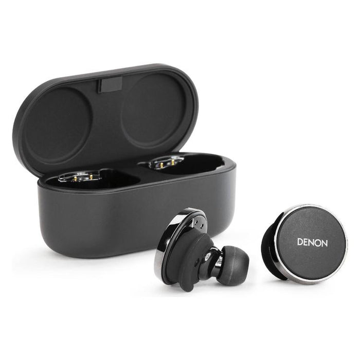 Denon PERL PRO | Écouteurs intra-auriculaires - Sans fil - Bluetooth - Technologie Masimo Adaptive Acoustic - Noir-SONXPLUS.com