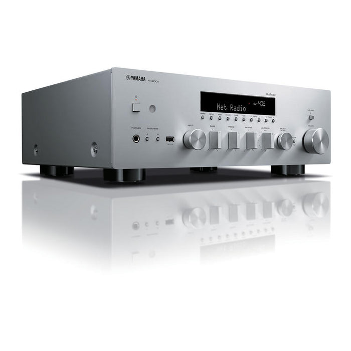 Yamaha R-N600A | Récepteur réseau/stéréo - MusicCast - Bluetooth - Wi-Fi - AirPlay 2 - Argent-SONXPLUS.com