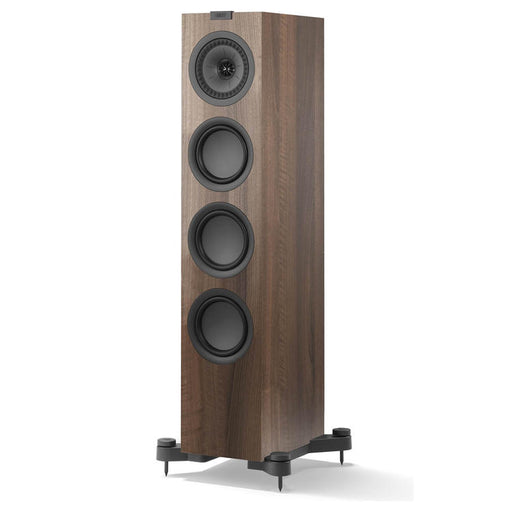 KEF Q550 | Haut-parleurs sur pieds - 2.5 Voies - Hi-Fi - Noyer - Paire-SONXPLUS.com