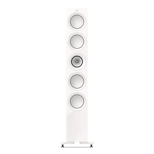 KEF R11 Meta | Haut-parleurs sur pieds - Bass Reflex 3 voies - Hi-Fi - Blanc Laqué - Paire-SONXPLUS.com