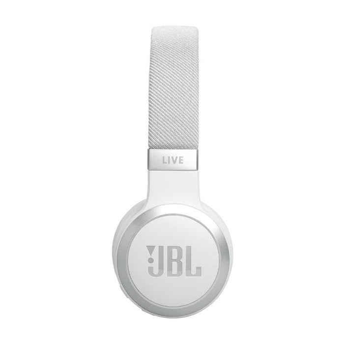 JBL Live 670NC | Écouteurs circum-auriculaires - Sans fil - Bluetooth - Blanc-SONXPLUS.com