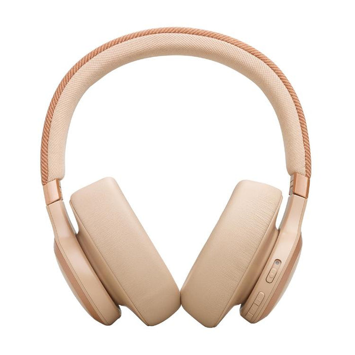 JBL Live 770NC | Écouteurs circum-auriculaires - Sans fil - Bluetooth - Sable-SONXPLUS.com