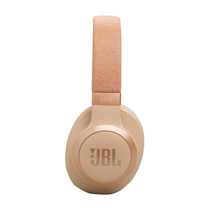 JBL Live 770NC | Écouteurs circum-auriculaires - Sans fil - Bluetooth - Sable-SONXPLUS.com