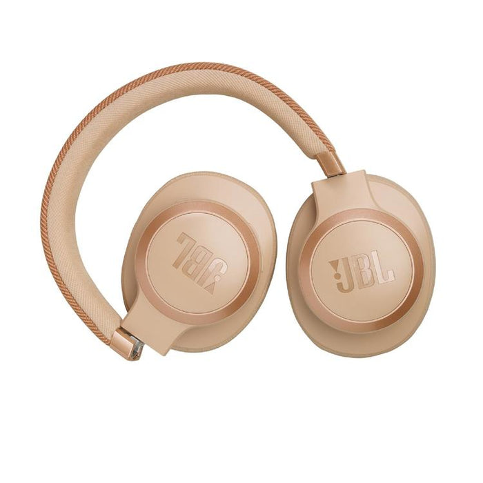 JBL Live 770NC | Écouteurs circum-auriculaires - Sans fil - Bluetooth - Sable-SONXPLUS.com
