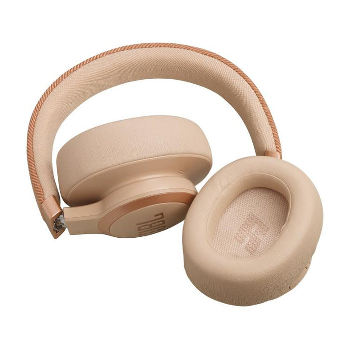 JBL Live 770NC | Écouteurs circum-auriculaires - Sans fil - Bluetooth - Sable-SONXPLUS.com