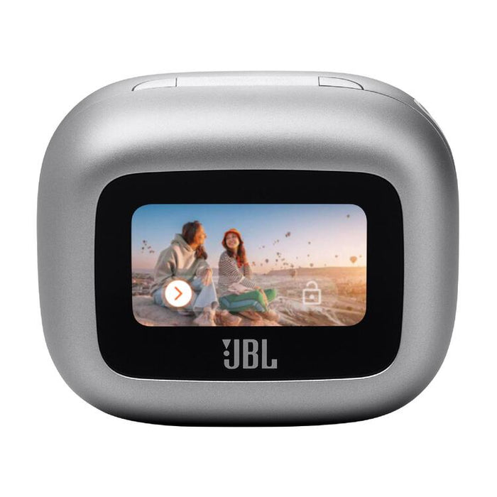 JBL Live Buds 3 | Écouteurs intra-auriculaires - Écran tactile LED 1,45" - Bluetooth - Argent-SONXPLUS.com