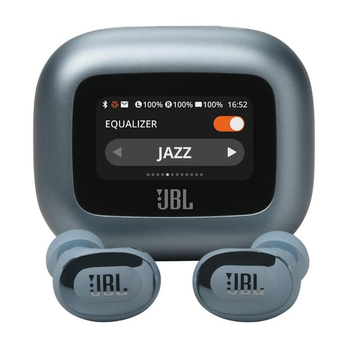 JBL Live Buds 3 | Écouteurs intra-auriculaires - Écran tactile LED 1,45" - Bluetooth - Bleu-SONXPLUS.com