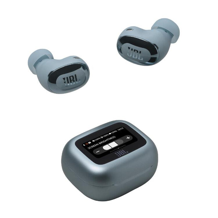 JBL Live Buds 3 | Écouteurs intra-auriculaires - Écran tactile LED 1,45" - Bluetooth - Bleu-SONXPLUS.com