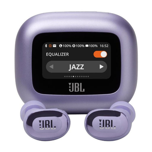 JBL Live Buds 3 | Écouteurs intra-auriculaires - Écran tactile LED 1,45" - Bluetooth - Mauve-SONXPLUS.com