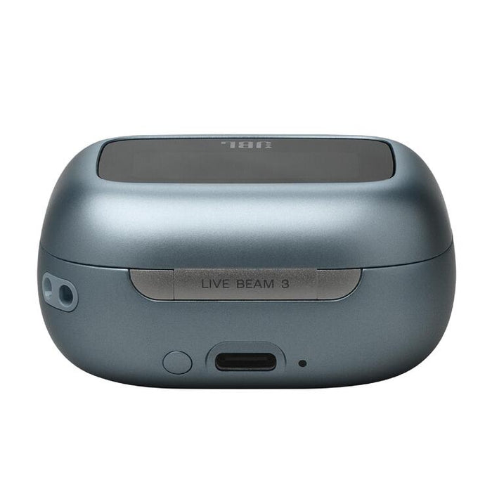 JBL Live Beam 3 | Écouteurs intra-auriculaires - Écran tactile LED 1,45" - Bleu-SONXPLUS.com