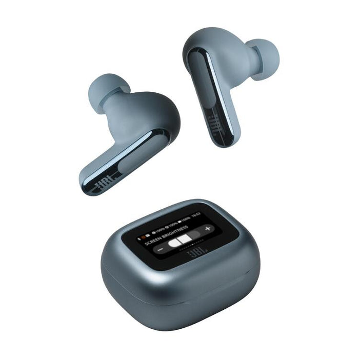 JBL Live Beam 3 | Écouteurs intra-auriculaires - Écran tactile LED 1,45" - Bleu-SONXPLUS.com
