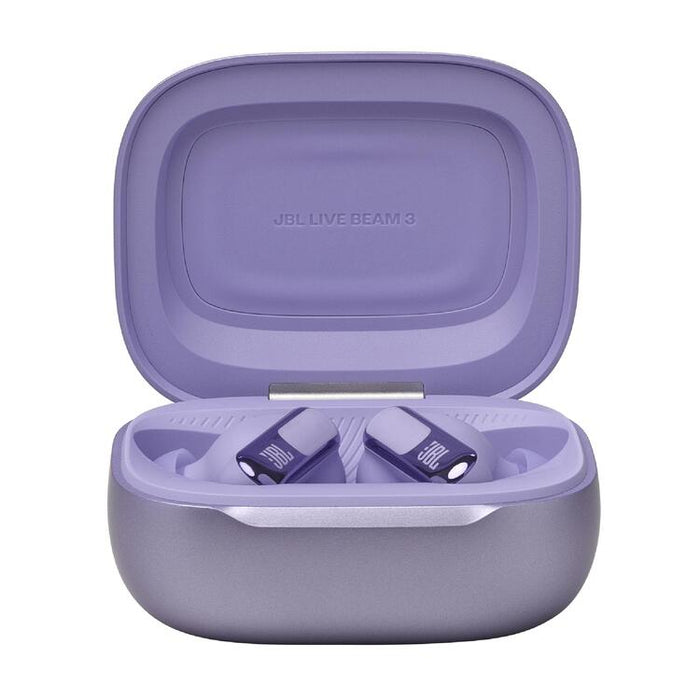 JBL Live Beam 3 | Écouteurs intra-auriculaires - Écran tactile LED 1,45" - Mauve-SONXPLUS.com