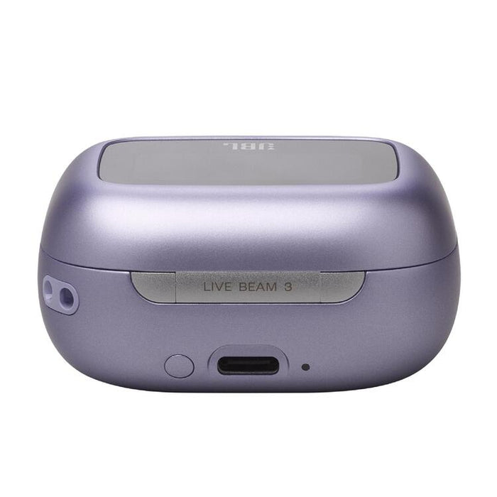 JBL Live Beam 3 | Écouteurs intra-auriculaires - Écran tactile LED 1,45" - Mauve-SONXPLUS.com