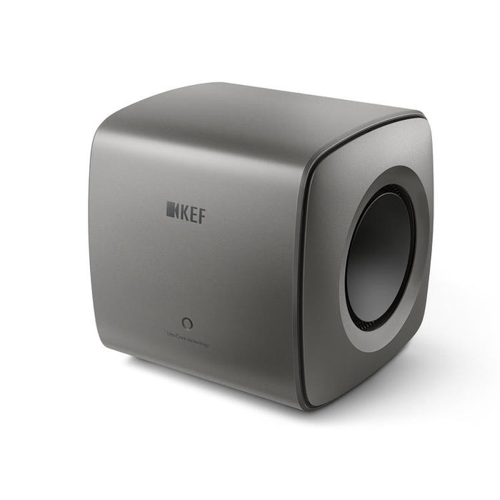 KEF KC62 | Caisson de graves 2x6,5" - 1000W RMS - Technologie Uni-Core - Gris Titanium-SONXPLUS.com