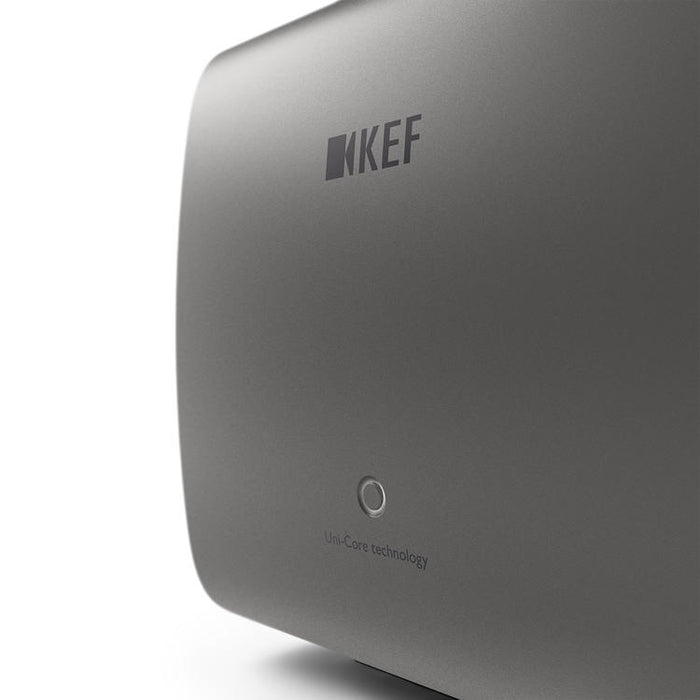 KEF KC62 | Caisson de graves 2x6,5" - 1000W RMS - Technologie Uni-Core - Gris Titanium-SONXPLUS.com
