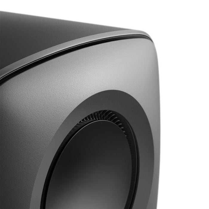 KEF KC62 | Caisson de graves 2x6,5" - 1000W RMS - Technologie Uni-Core - Gris Titanium-SONXPLUS.com