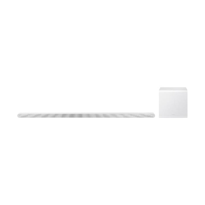 Samsung HW-S801D | Barre de son ultra slim - 3.1.2 canaux - Caisson de graves sans fil - 330W - Dolby Atmos - Bluetooth - Blanc-SONXPLUS.com