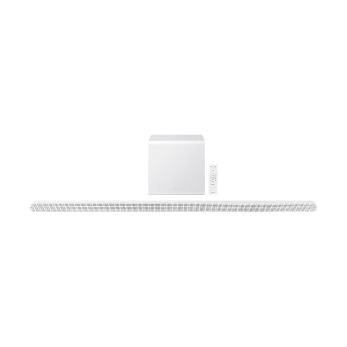 Samsung HW-S801D | Barre de son ultra slim - 3.1.2 canaux - Caisson de graves sans fil - 330W - Dolby Atmos - Bluetooth - Blanc-SONXPLUS.com