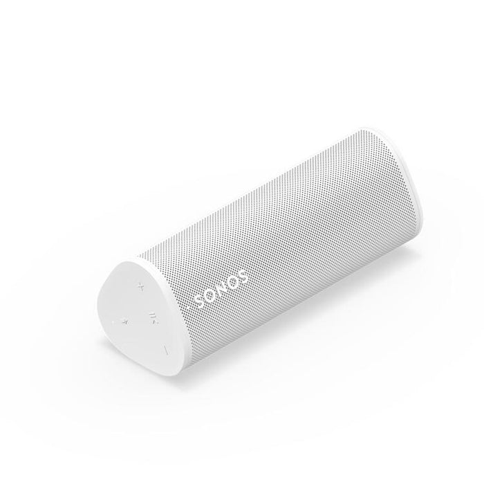 Sonos Roam 2 | Haut-parleur portatif - Bluetooth - Wi-Fi - Étanche - Couplage Stéréo - Blanc-SONXPLUS.com