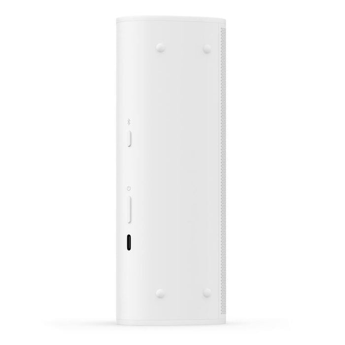 Sonos Roam 2 | Haut-parleur portatif - Bluetooth - Wi-Fi - Étanche - Couplage Stéréo - Blanc-SONXPLUS.com