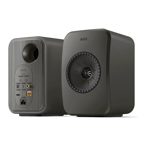 KEF LSX II LT | Haut-parleurs HiFi Sans fil - Compacte et versatile - Gris Graphite - Paire-SONXPLUS.com