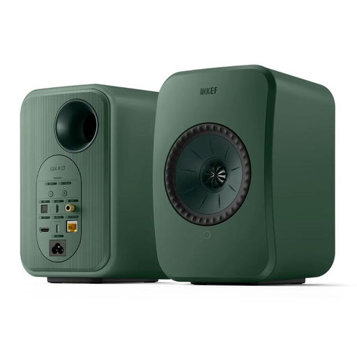 KEF LSX II LT | Haut-parleurs HiFi Sans fil - Compacte et versatile - Vert Sauge - Paire-SONXPLUS.com