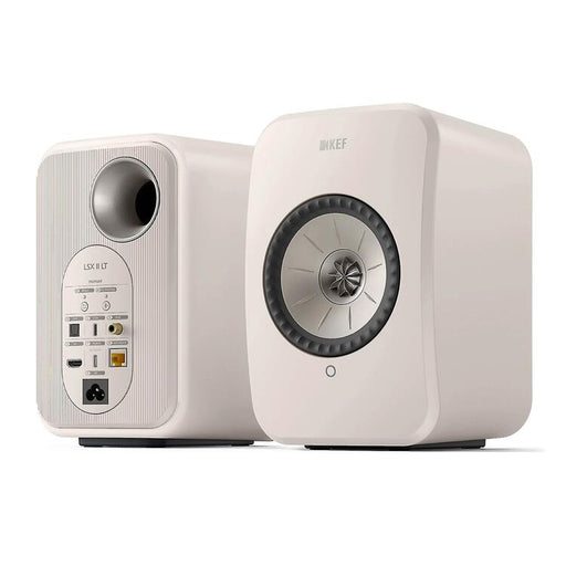KEF LSX II LT | Haut-parleurs HiFi Sans fil - Compacte et versatile - Blanc Galet - Paire-SONXPLUS.com