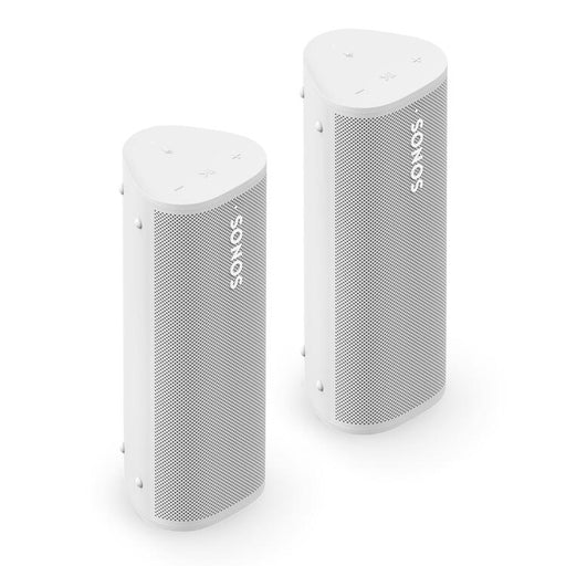 Sonos | Ensemble Aventure - 2 Haut-parleurs Roam 2 portatifs - Bluetooth - Étanche - Blanc-SONXPLUS.com
