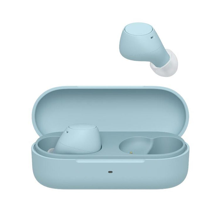 Sony WF-C510 | Écouteurs intra-auriculaires - 100% Sans fil - Bluetooth - Microphone - Jusqu'à 22 heures d'autonomie - IPX4 - Bleu Pâle-SONXPLUS.com