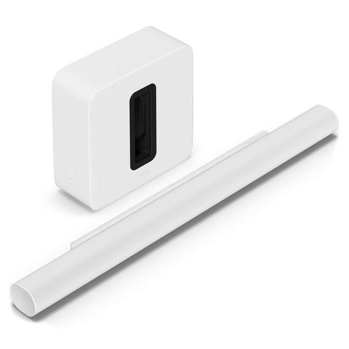 Sonos | Ensemble de divertissement haut de gamme avec Arc Ultra - 9.1.4 Canaux - Blanc-SONXPLUS.com
