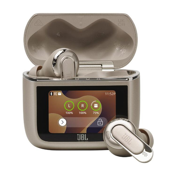 JBL TOUR PRO 3 | Écouteurs intra-auriculaires - Bluetooth - 6 microphones - Étui intelligent - Latté-SONXPLUS.com
