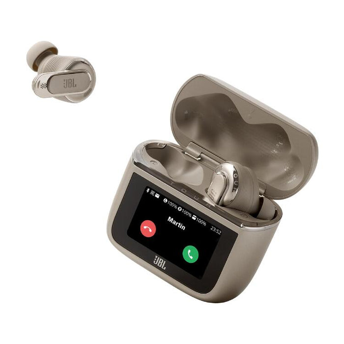 JBL TOUR PRO 3 | Écouteurs intra-auriculaires - Bluetooth - 6 microphones - Étui intelligent - Latté-SONXPLUS.com