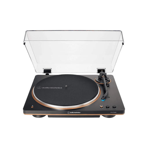 Audio-Technica AT-LP70XBTBZ | Table tournante Stéréo - Sans fil - Bluetooth - Entraînement par courroie - Entièrement automatique - Noir/Bronze-SONXPLUS.com