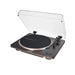 Audio-Technica AT-LP70XBTBZ | Table tournante Stéréo - Sans fil - Bluetooth - Entraînement par courroie - Entièrement automatique - Noir/Bronze-SONXPLUS.com