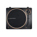 Audio-Technica AT-LP70XBTBZ | Table tournante Stéréo - Sans fil - Bluetooth - Entraînement par courroie - Entièrement automatique - Noir/Bronze-SONXPLUS.com