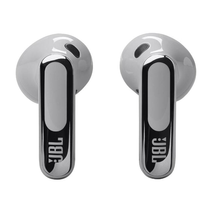 JBL Live Flex 3 | Écouteurs intra-auriculaire - Sans fil - Réduction de bruit - Écran tactile 1,45" - Argent-SONXPLUS.com