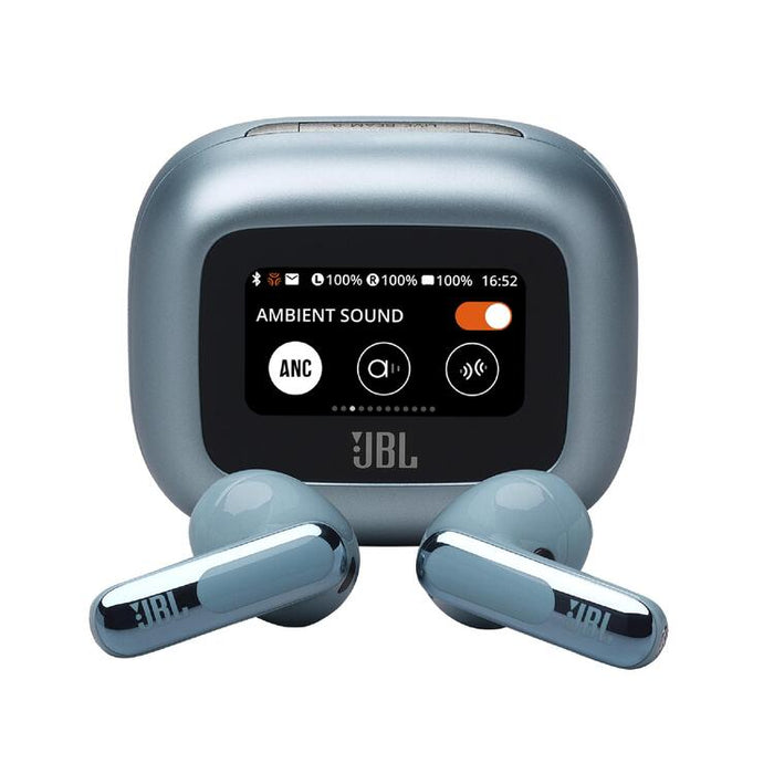 JBL Live Flex 3 | Écouteurs intra-auriculaire - Sans fil - Réduction de bruit - Écran tactile 1,45" - Bleu-SONXPLUS.com